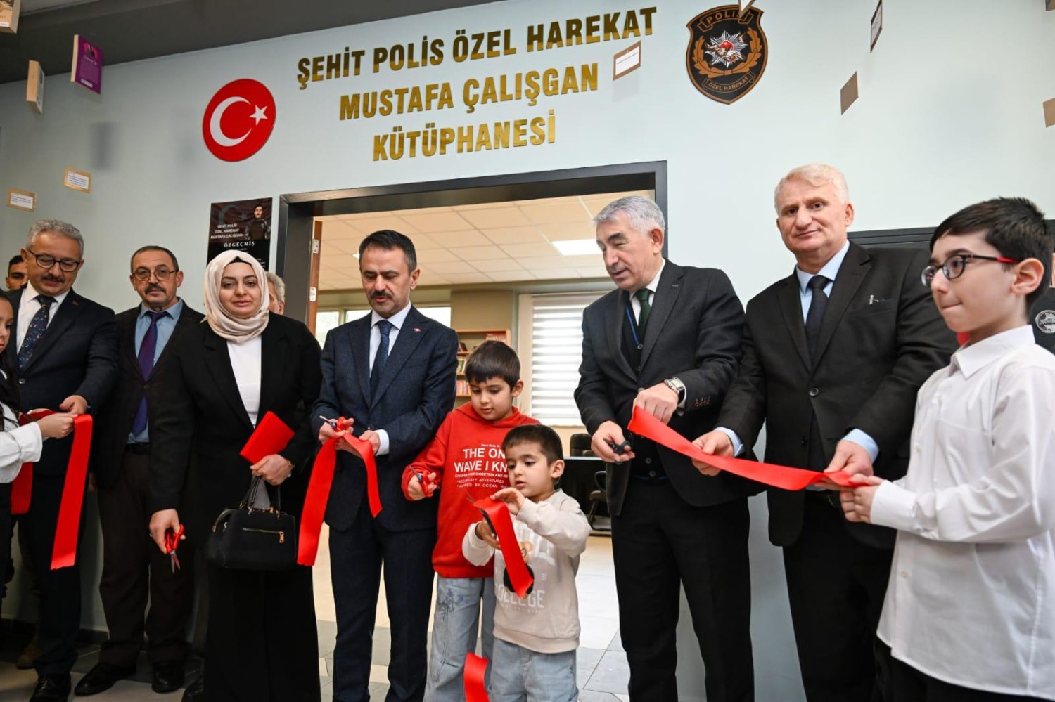 Şehit Polis Özel Harekât Mustafa Çalışgan Kütüphanesi Açıldı