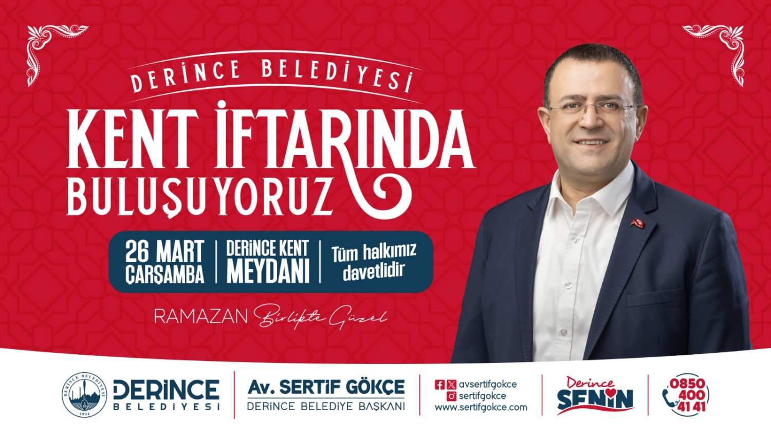 Derinceliler Kadir Gecesi'nde Kent İftarı’nda Buluşacak   