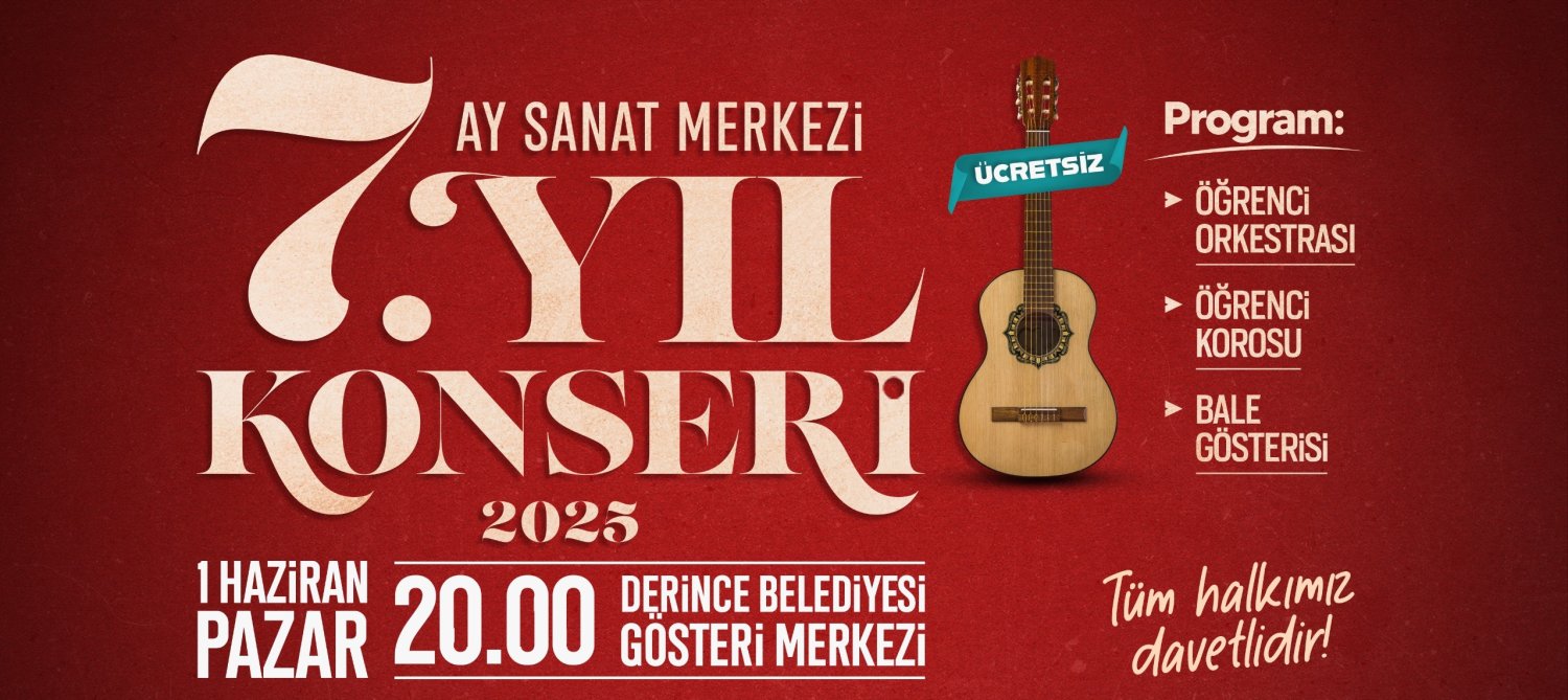 Derince’de Ücretsiz 7. Yıl Konseri   