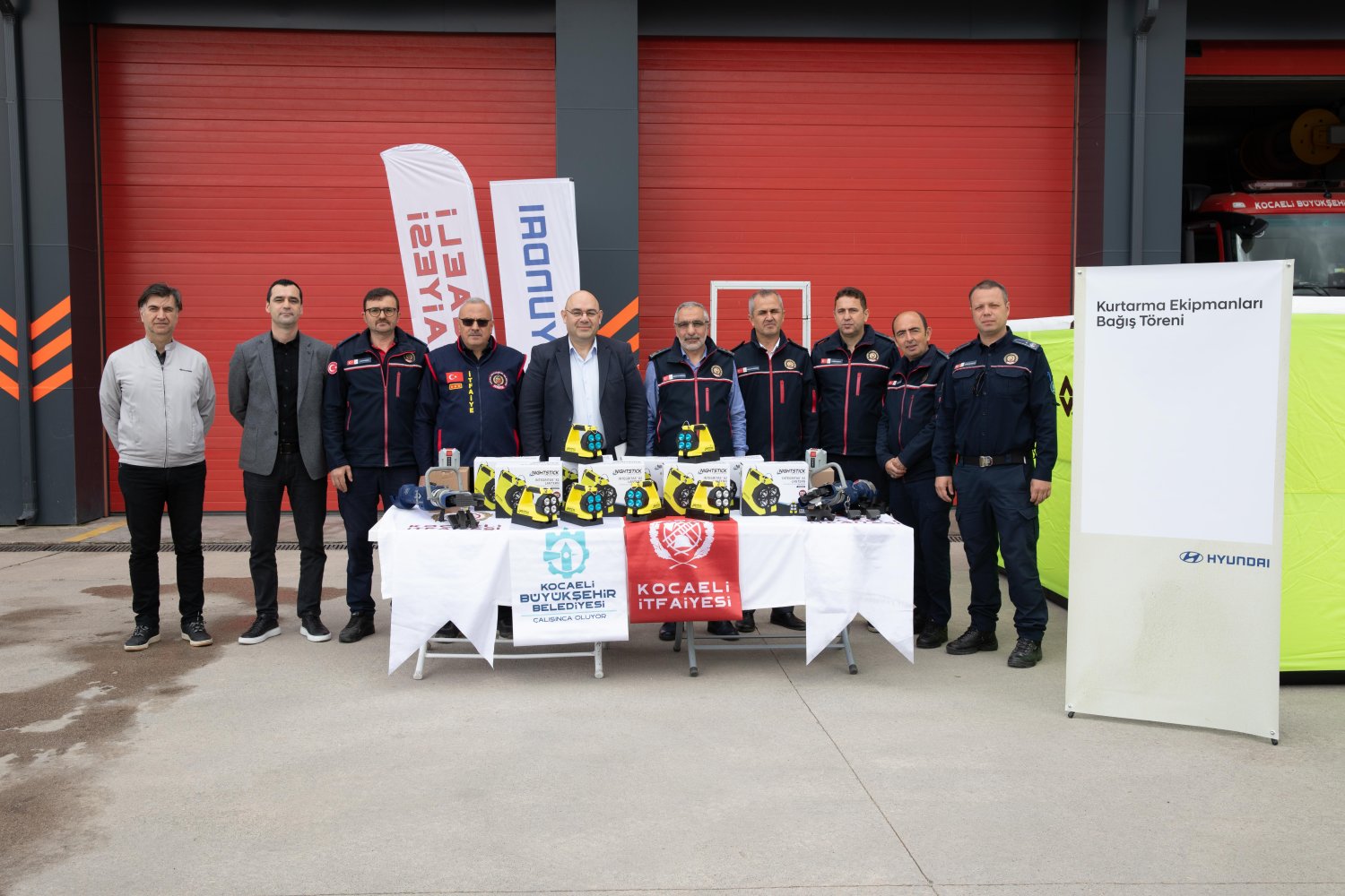 Hyundai Motor Türkiye’den Kocaeli İtfaiyesi’ne Kurtarma Ekipmanı Desteği
