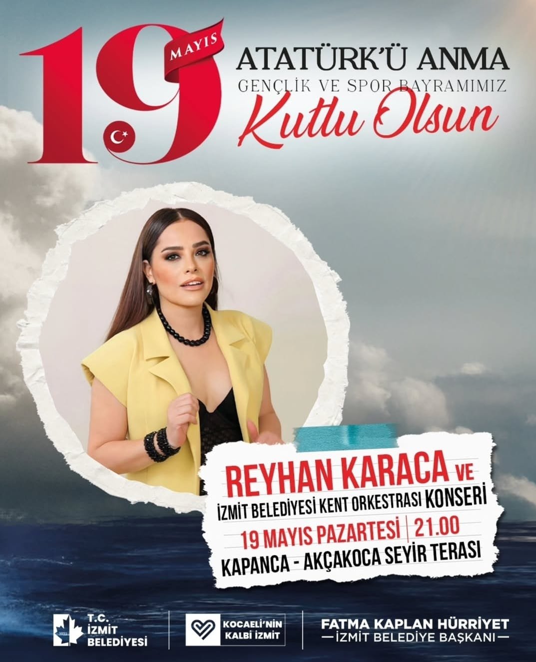 Kapanca'da 19 Mayıs Coşkusu Bu Akşam Reyhan Karaca Konseriyle Taçlanıyor