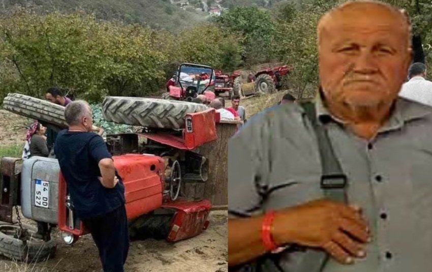Eski Muhtar Traktör Kazasında Hayatını Kaybetti
