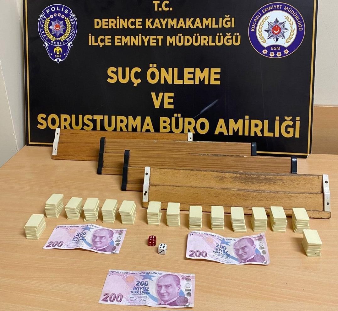 Kocaeli Emniyeti’nden Kumar Operasyonu: 10 Şüpheliye İşlem Yapıldı