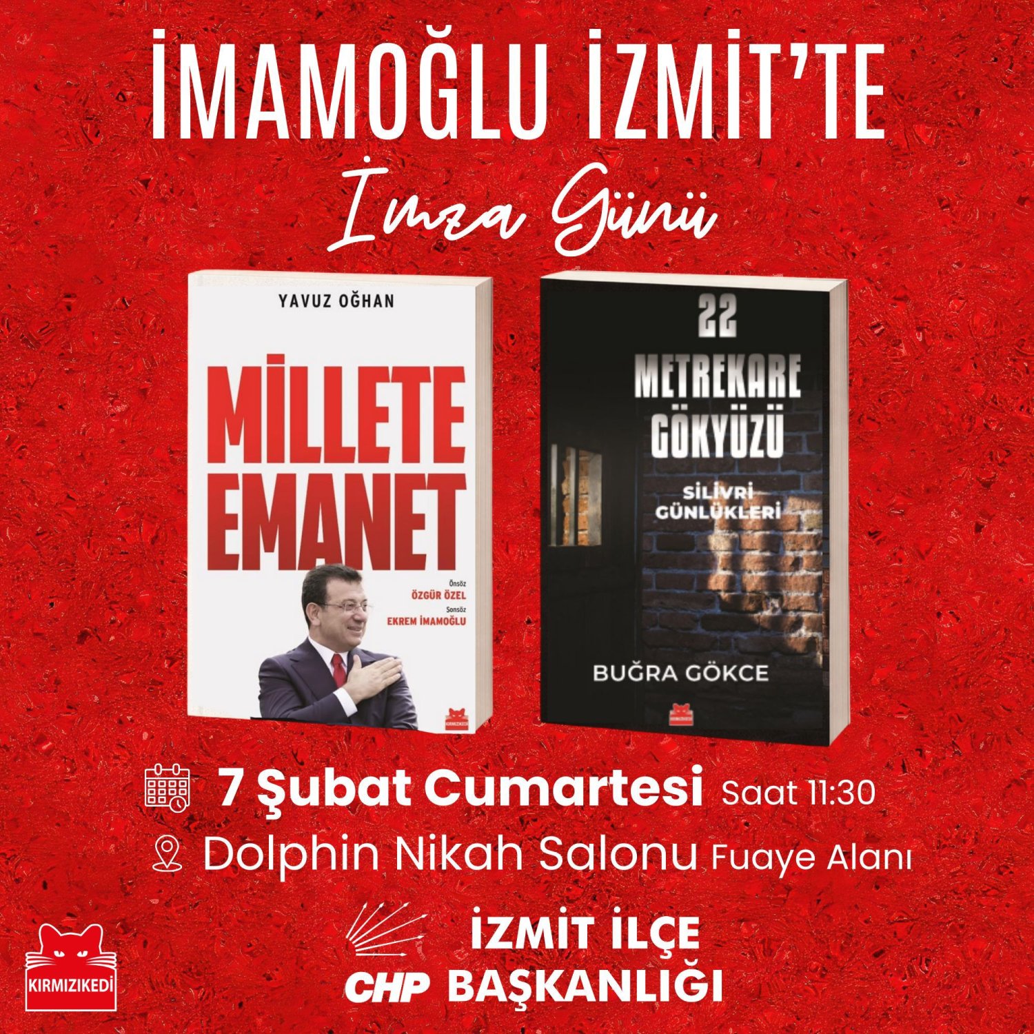 İmamoğlu İçin İzmit’te İmza Buluşması Düzenlenecek