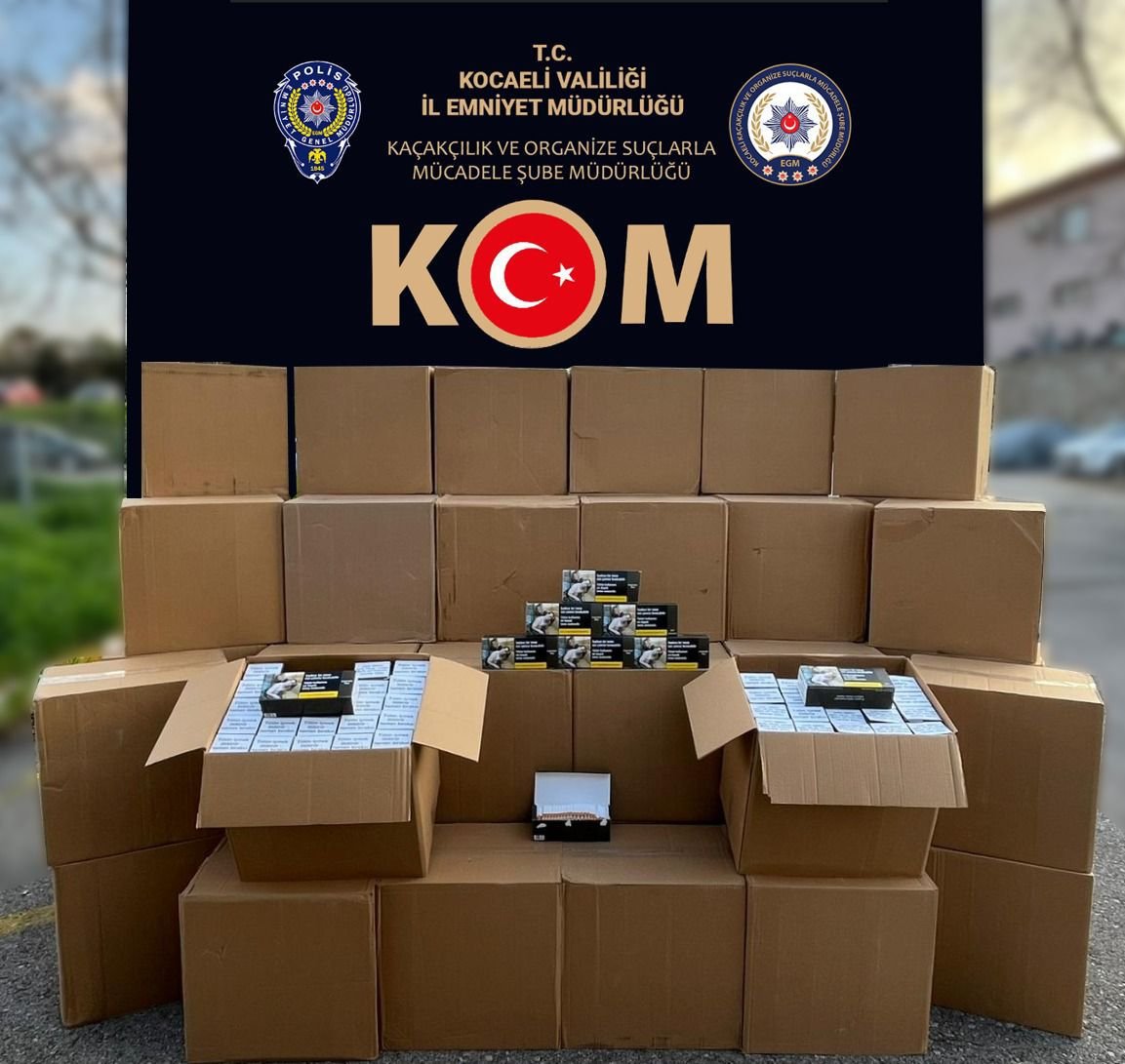 Körfez’de 600 Bin Dal Boş Makaron Ele Geçirildi