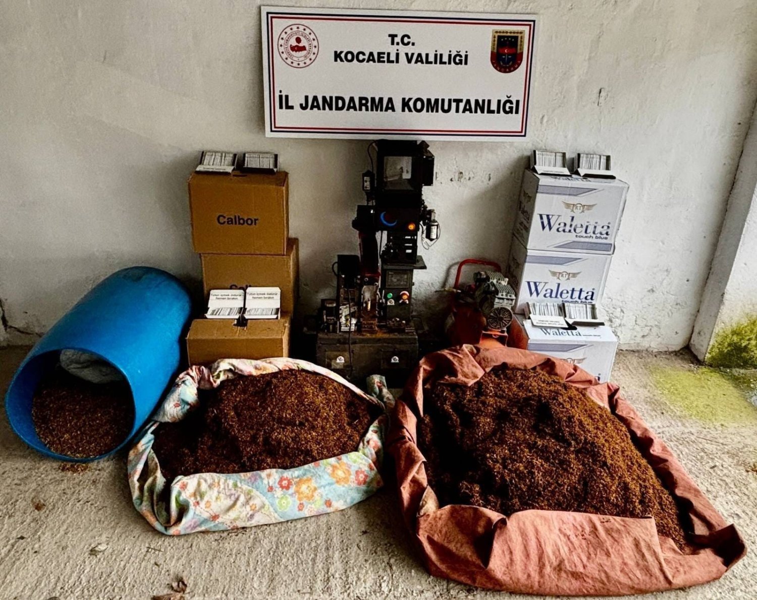 Körfez’de Kaçak Sigara Üretimine Darbe