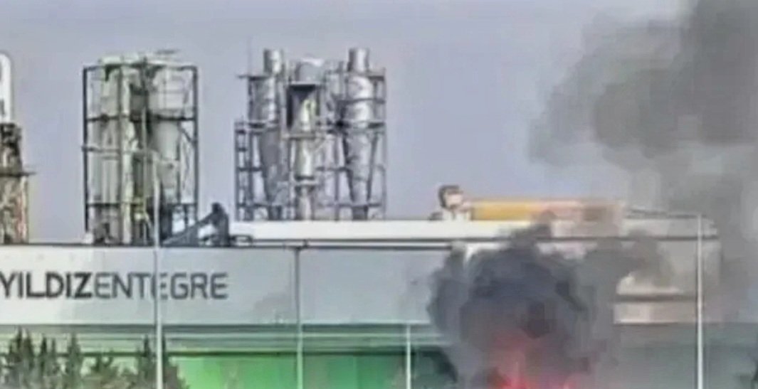 Sunta Fabrikasında Yangın