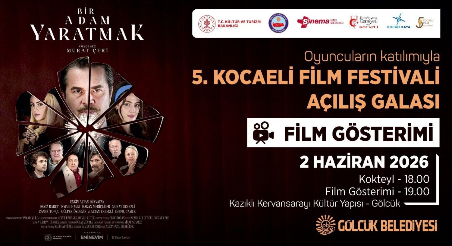 5. Kocaeli Film Festivali Açılış Gölcük’te Gerçekleşecek