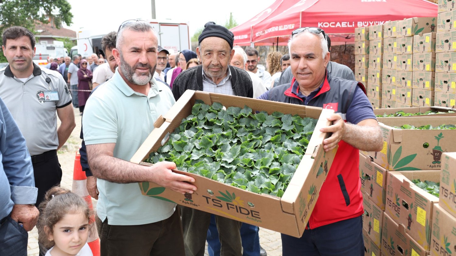 Büyükşehir'den Gebzeli Çiftçiye 500 Bin Sebze Fidesi Desteği