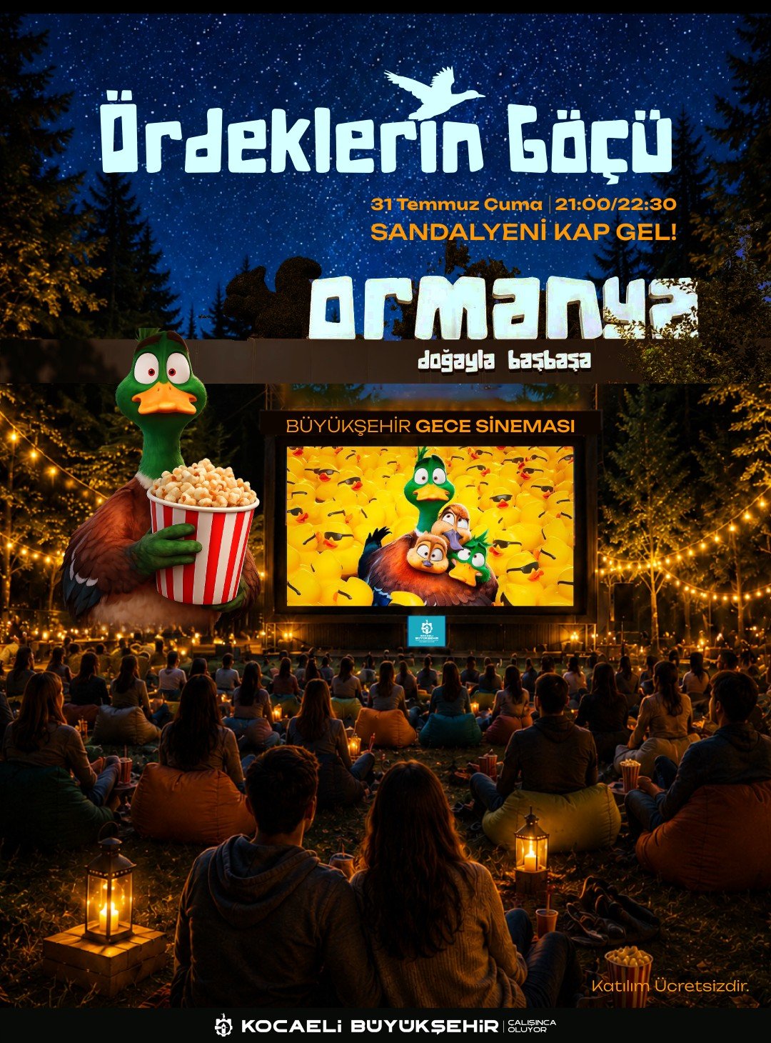 Açık Sinemaların Yeni Adresi: Ormanya