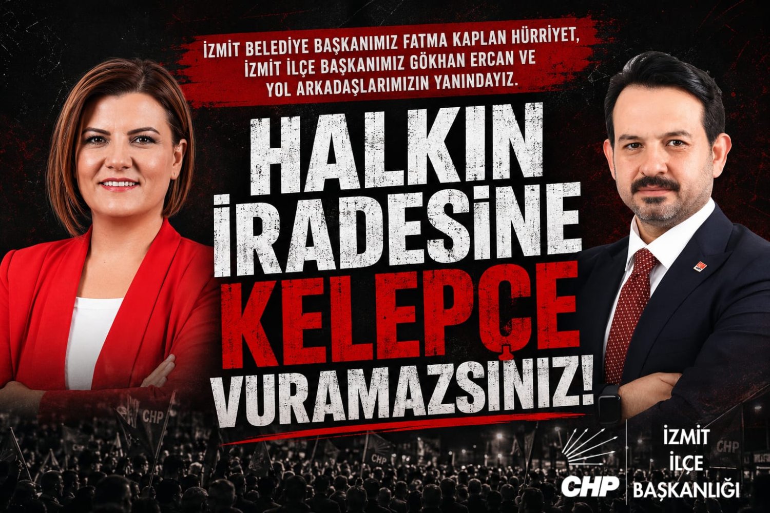 CHP'den Tutuklama Kararına Sert Tepki: Halkın İradesine Kelepçe Vuramazsınız