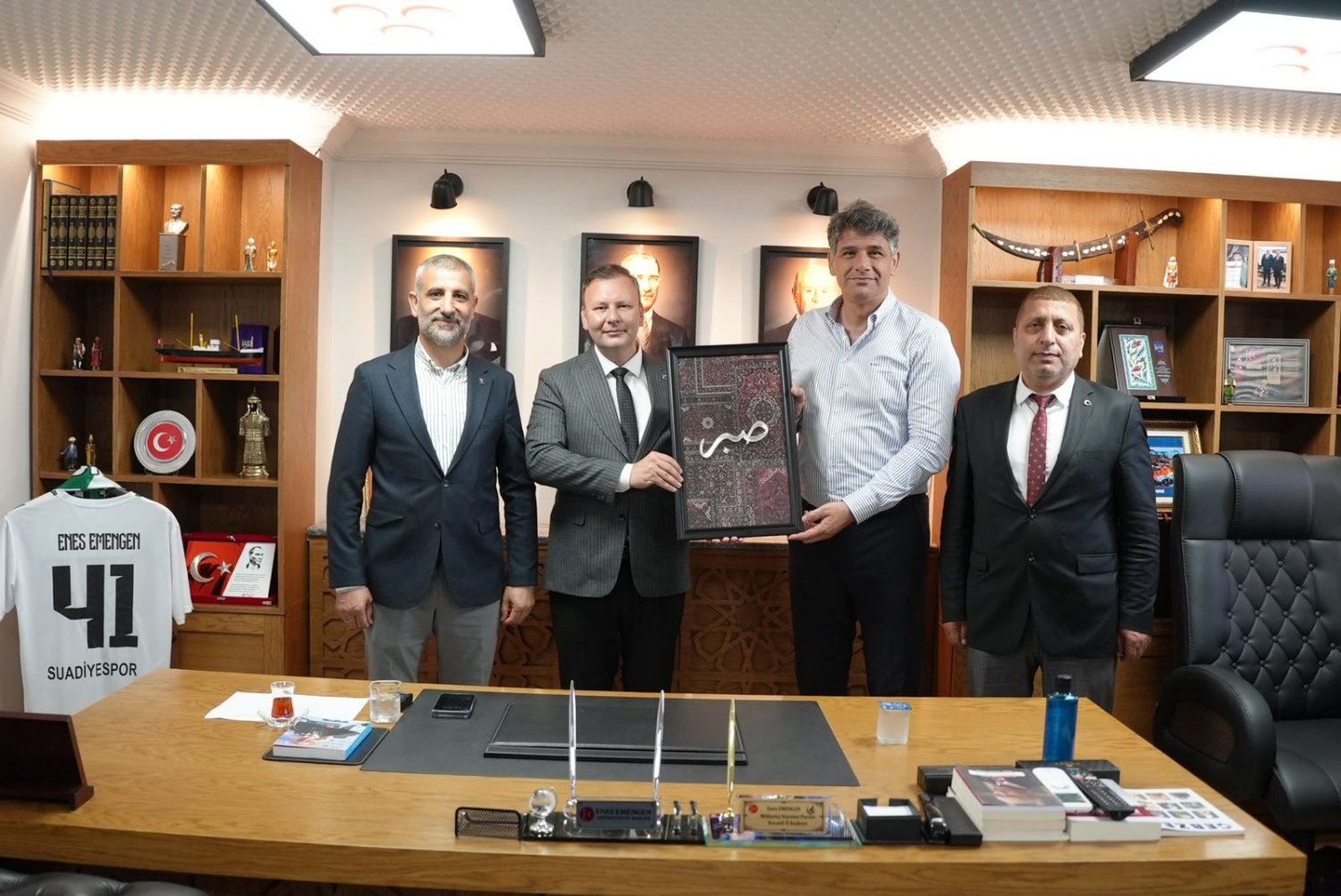 Kocaman Ve Ak Parti Kartepe İlçe Başkanlığı'ndan Emengen'e Hayırlı Olsun Ziyareti