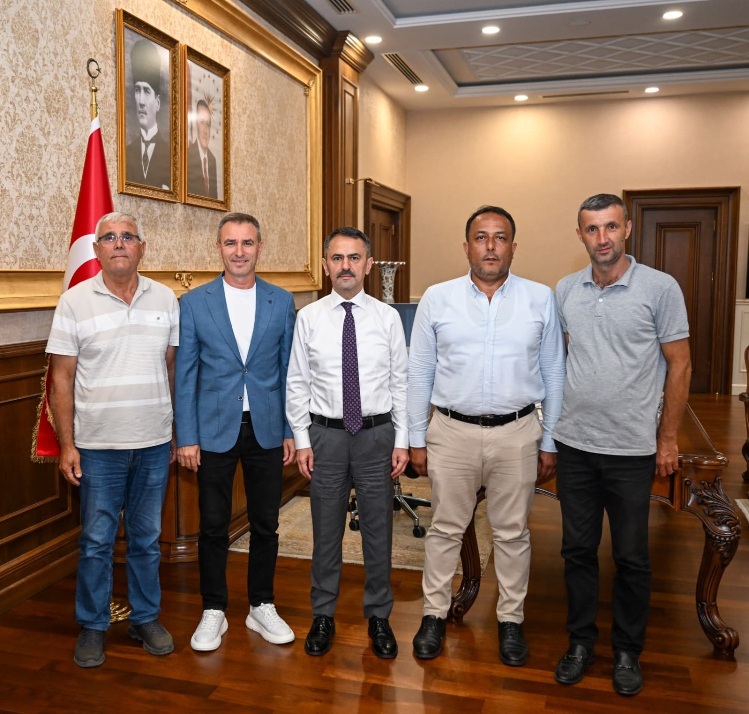 Muhtarlardan Vali Aktaş’a Ziyaret